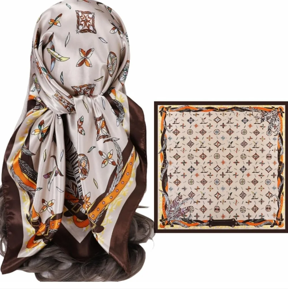 Premium Silky Satin Multi Scarf